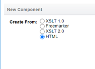 Crear componente HTML