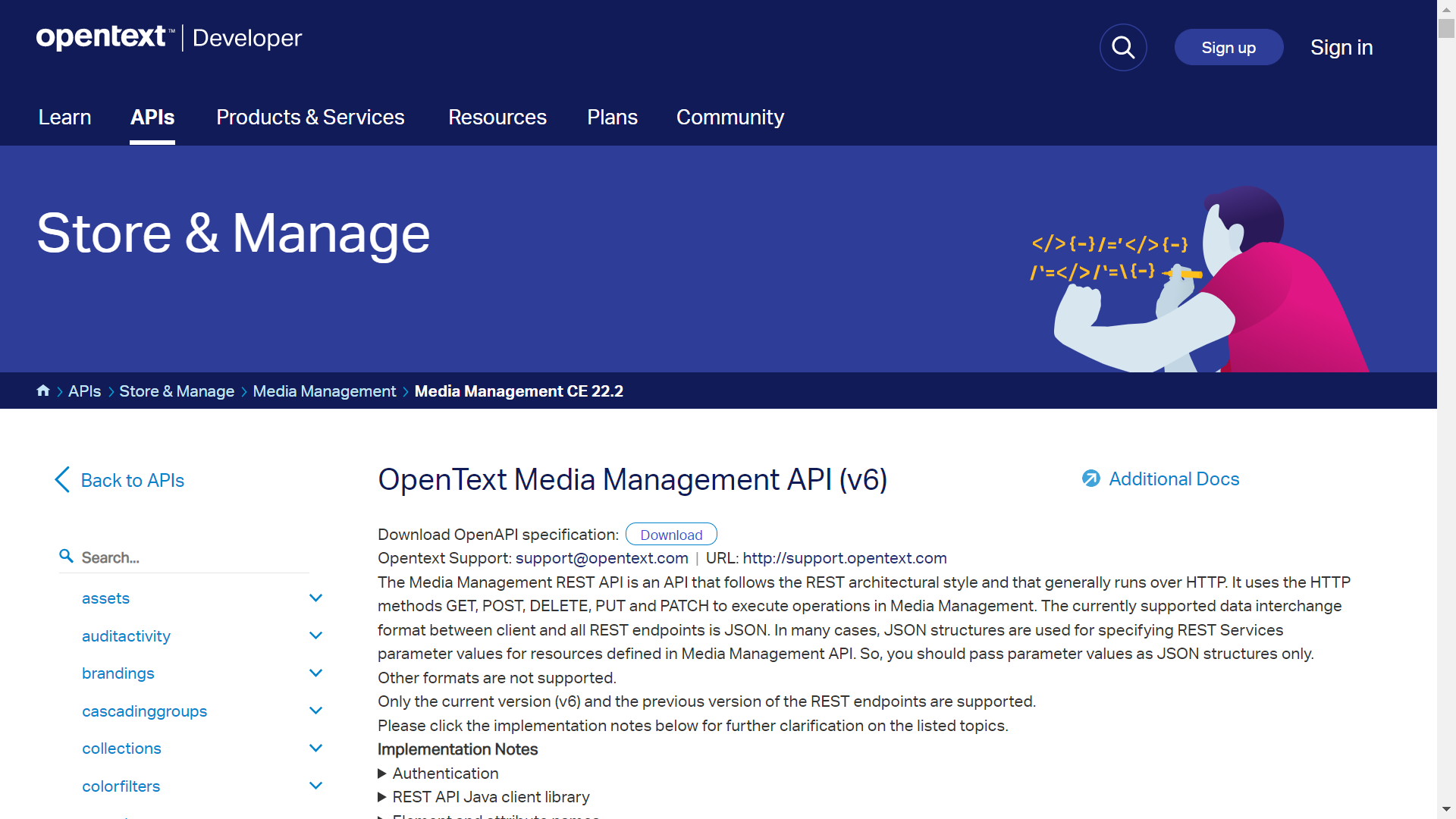 Acceder al API de OTMM desde node.js