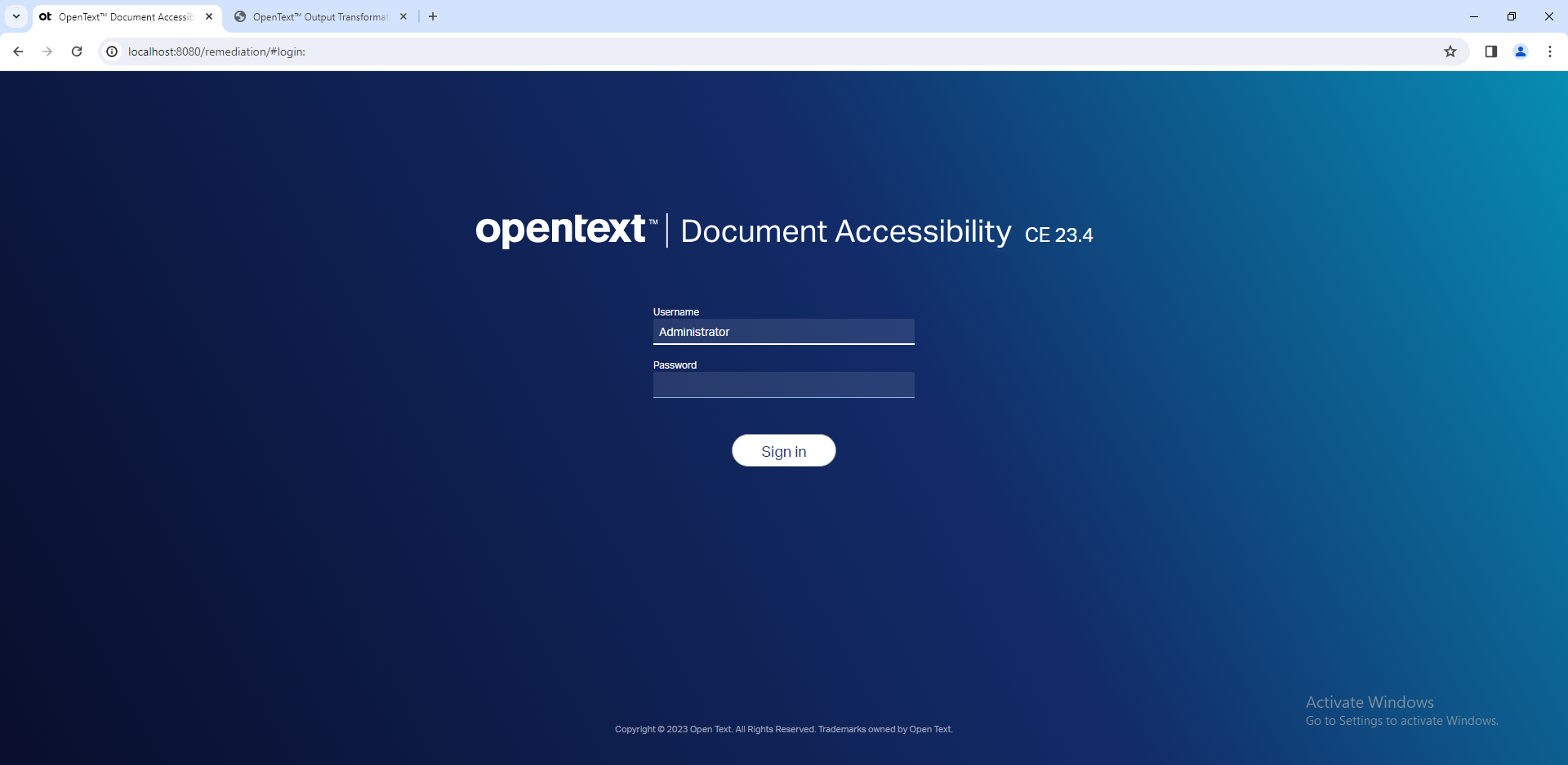 Document Accessibility (DA)