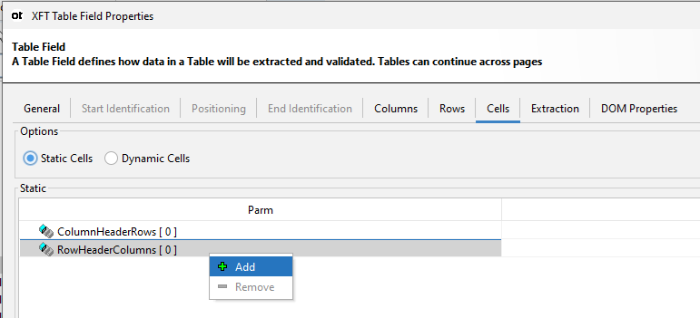 Add RowHeaderColumns - Cells tab