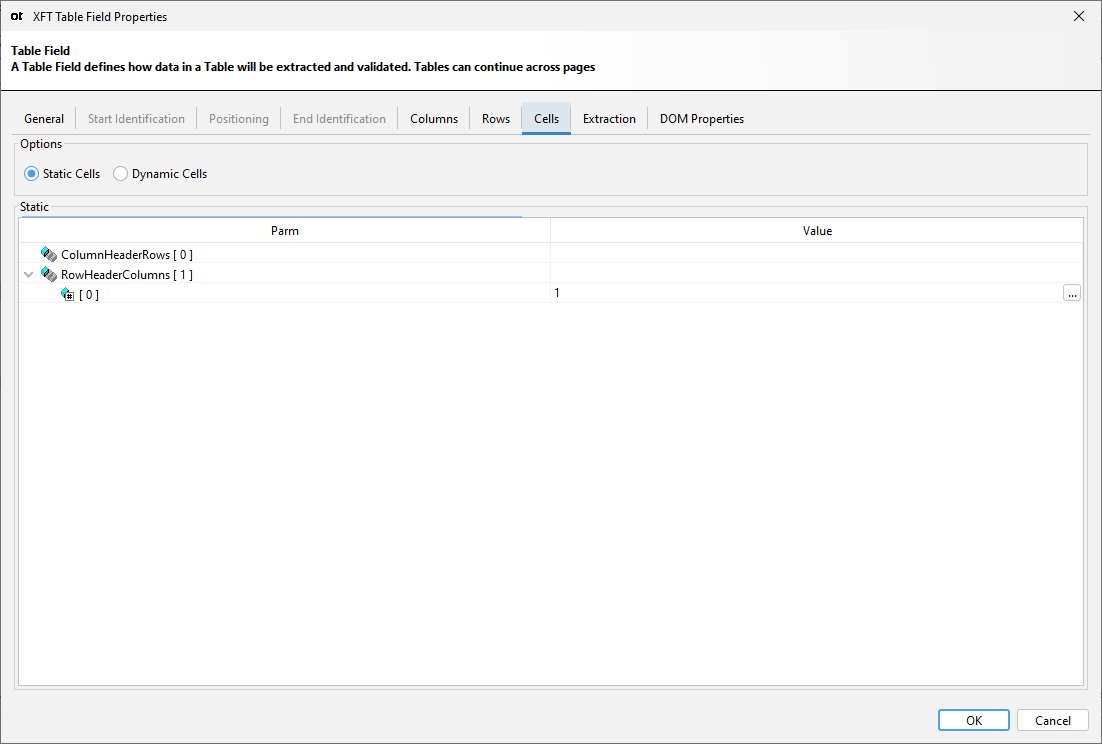 Add RowHeaderColumns - Cells tab