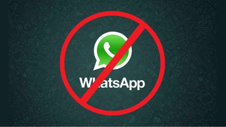 WhatsApp forbidden